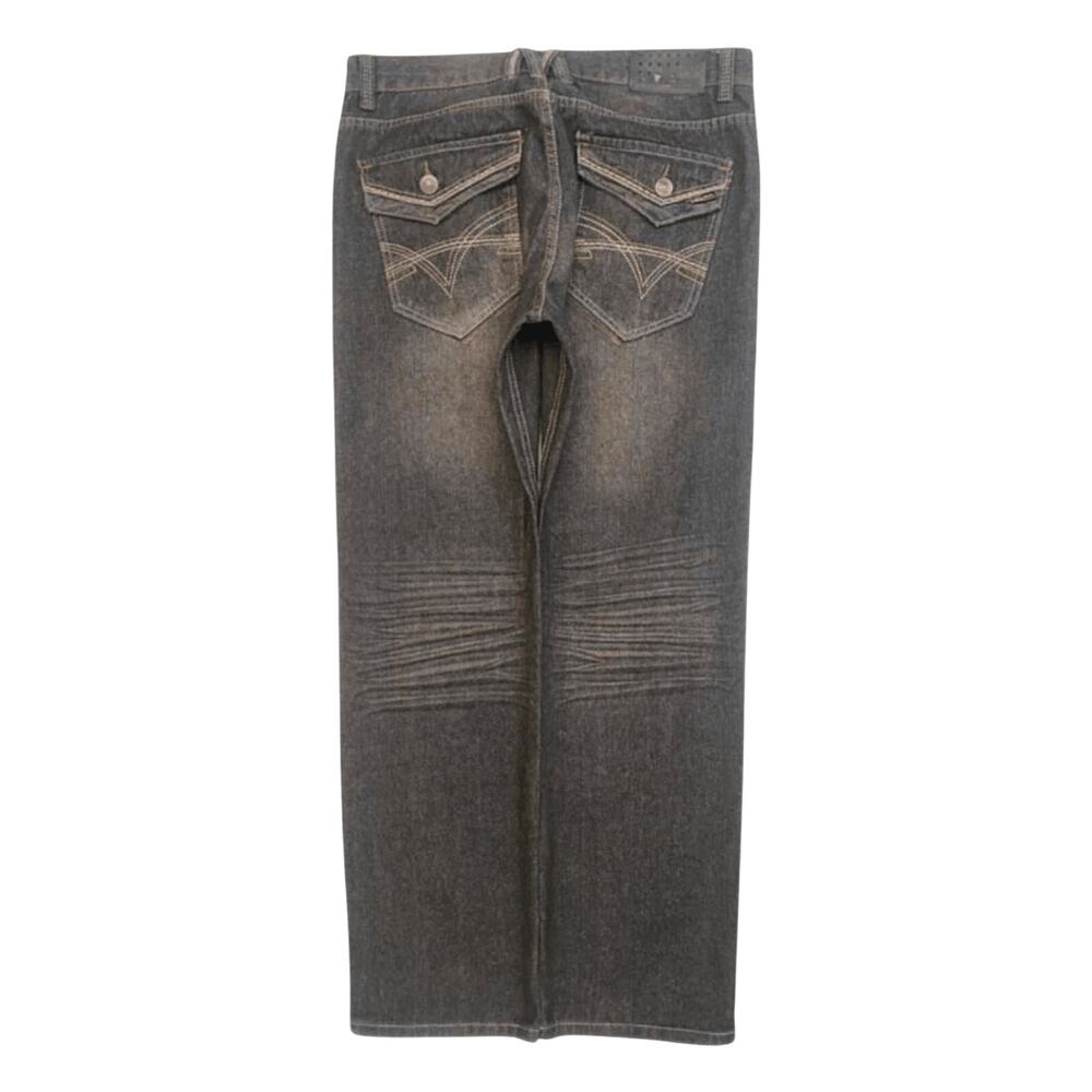 Most OFCL Y2K Men's Straight Leg Denim Jeans Grey W36 L32